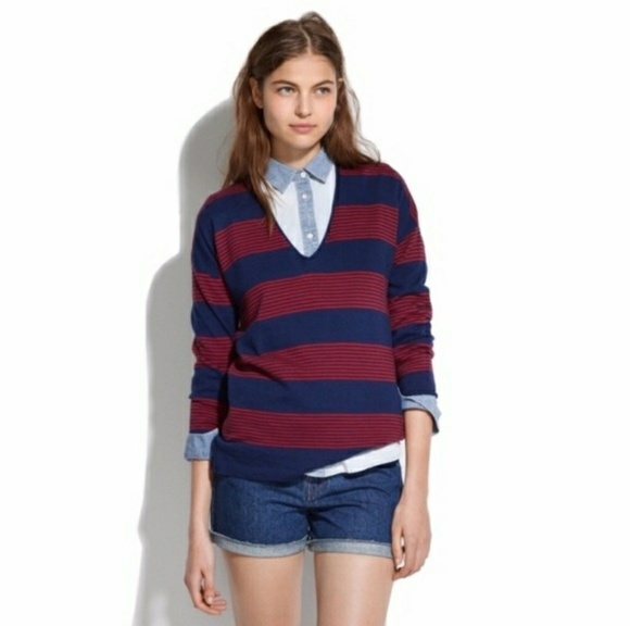 Madewell Tops - Madewell | Deckhouse Navy Striped Top